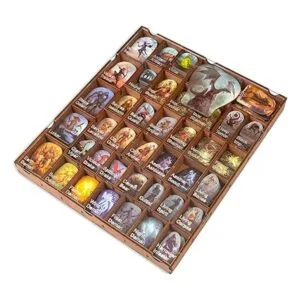 Smonex Organizador de madera y cuatro tablas de jugadores_6