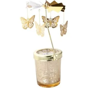 Garneck Soporte giratorio para velas de vela giratoria