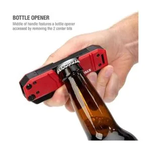 Steelman Destornillador de bolsillo magnético plegable 10