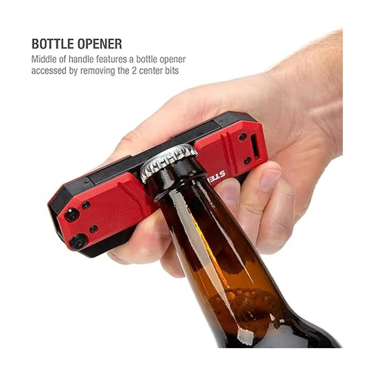 Steelman Destornillador de bolsillo magnético plegable 10