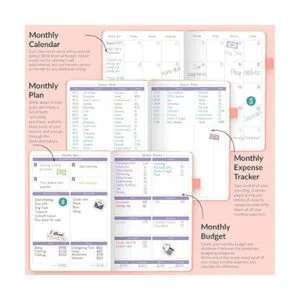 Libro de presupuesto de GoGirl Colorido organizador_4
