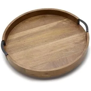 Gourmet Basics by Mikasa Lazy Susan Serving Tray 18Inch_1