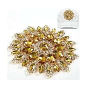 Broches de cristal de brillantes de cristal para