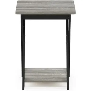 FURINNO Mesa auxiliar entrecruzada moderna y sencilla_3