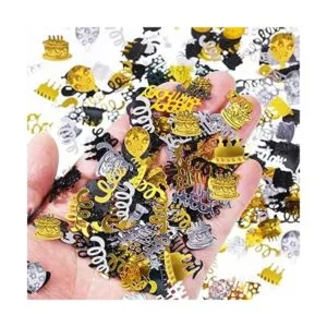 3000 piezas de confeti de feliz cumpleaños pastel de