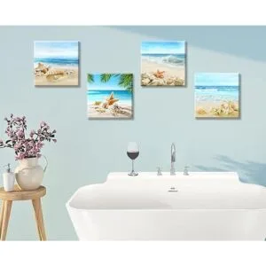 JiazuGo Lienzo decorativo para pared diseño de flores_3