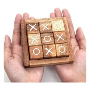 BSIRI Tic Tac Toe para niños y adultos mesa de café_2