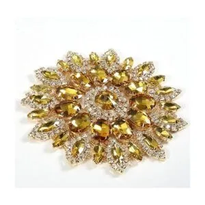 Broches de cristal de brillantes de cristal para