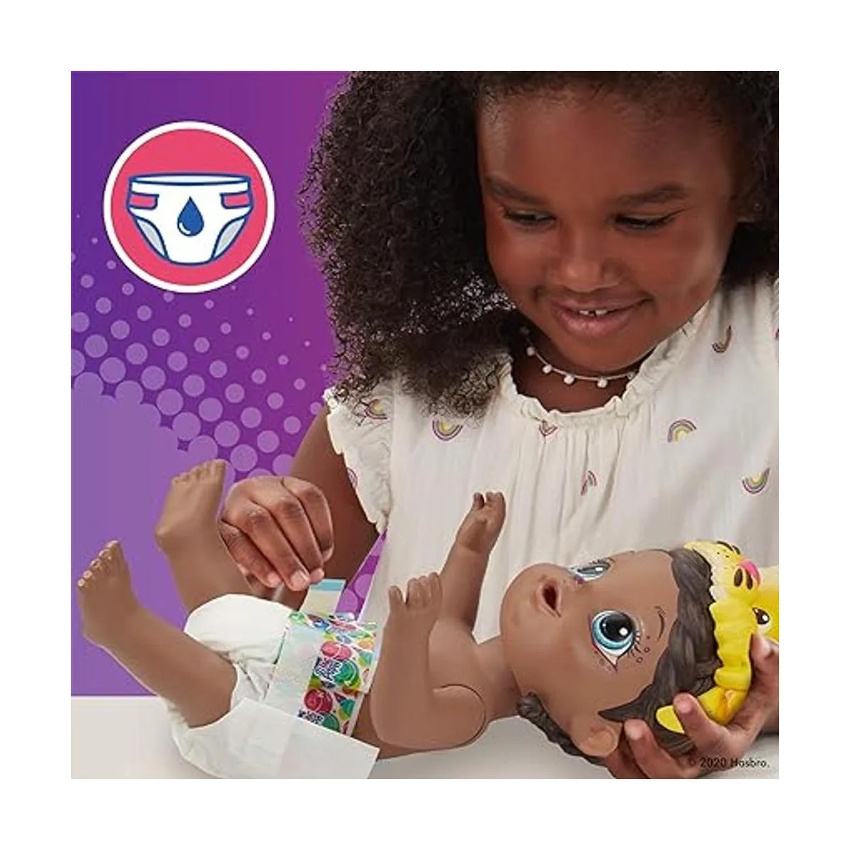 Baby Alive Muñeca Rainbow Wildcats león accesorios_6