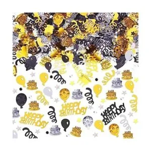 3000 piezas de confeti de feliz cumpleaños pastel de