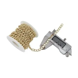 Craftdady Cadena de aluminio sin soldar con bobina de_6