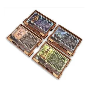 Smonex Organizador de madera y cuatro tablas de jugadores_5