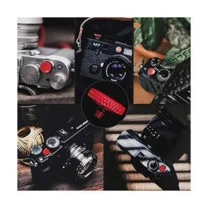 Botón de liberación de obturador suave 2 paquetesrojo_2