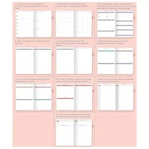 Libro de presupuesto de GoGirl Colorido organizador_6