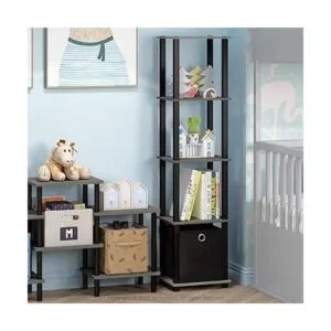 FURINNO TNT No Tools Estante decorativo de 5 niveles_2