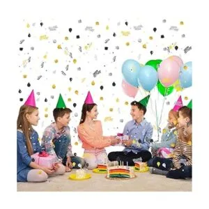 3000 piezas de confeti de feliz cumpleaños pastel de