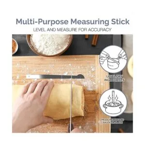 CuttleLab Juego de 22 tazas y cucharas medidoras de acero