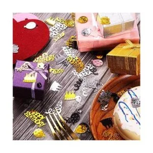 3000 piezas de confeti de feliz cumpleaños pastel de