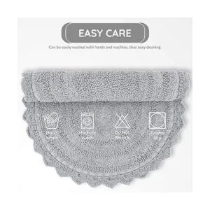 Alfombra de baño de algodón Alfombras crochet para puerta