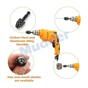 4 pedazos de taladro sin llave 14 18 116 pulgadas