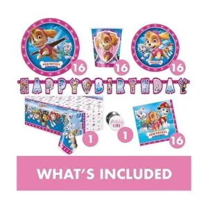 Pink Skye Paw Patrol Suministros y decoraciones para_3