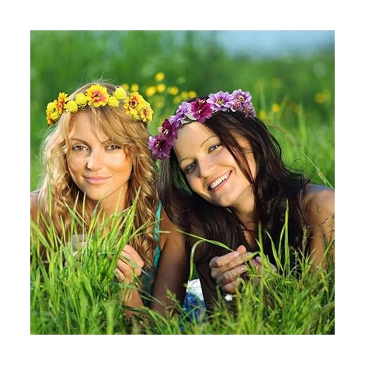 Kit de manualidades de coronas de flores haz tu propia_3