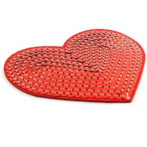 Parche bordado Tegg 5 parches con lentejuelas de corazón_3