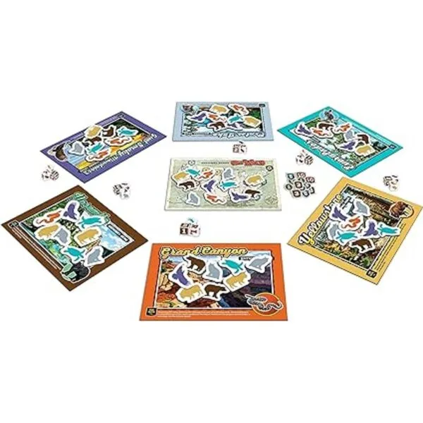 Parques Nacionales USAOPOLY Get Wild Juego de dados de_3