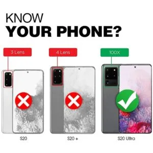 Encased Funda protectora para Galaxy S20 Ultra con clip_2