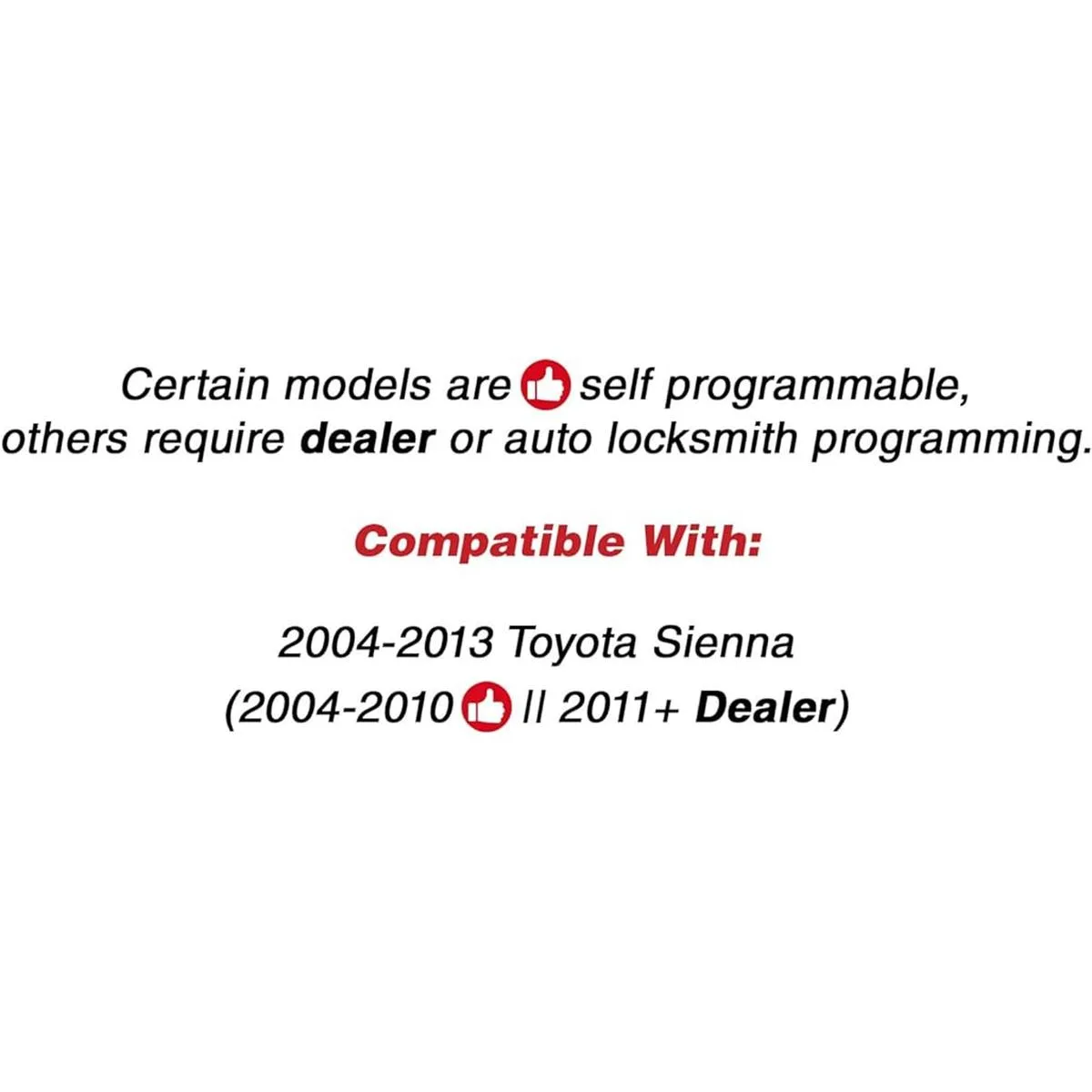 KeylessOption Mando a distancia para Toyota Sienna_4