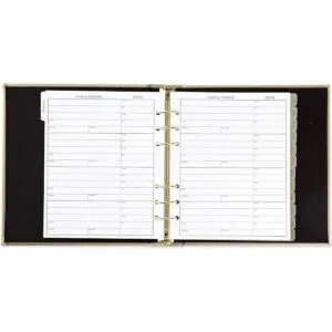 Hallmark Libreta de direcciones rellenable crema_3