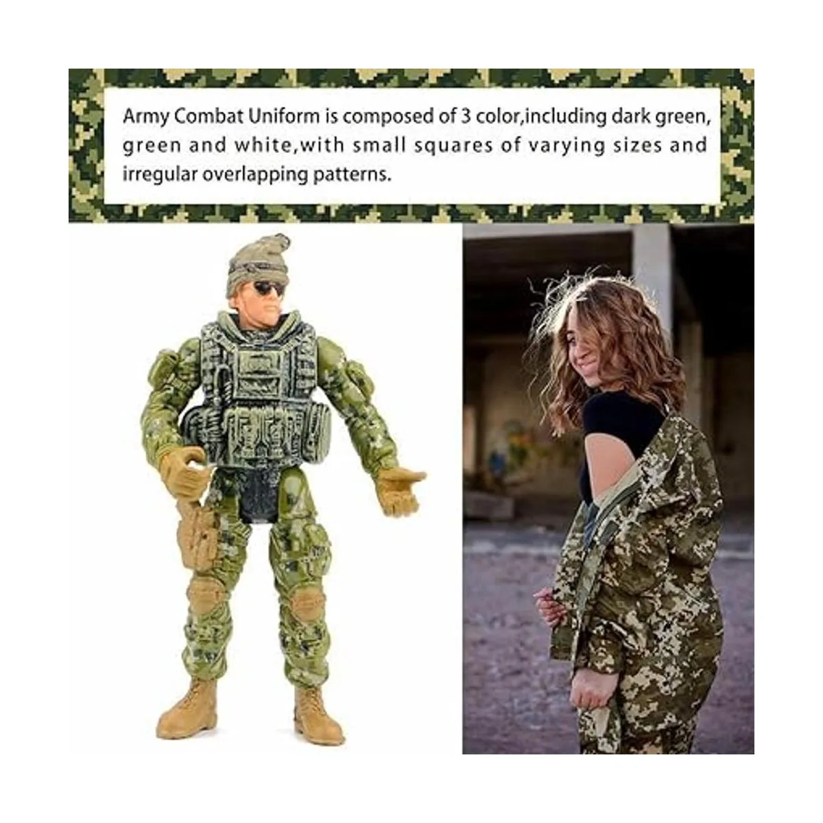 Figuras de acción de los hombres del ejército conjunto de_3