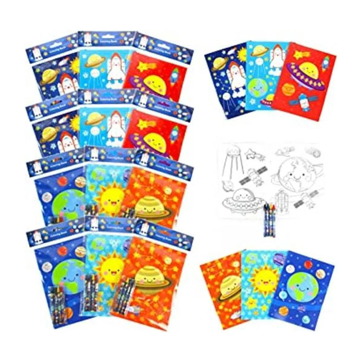 TINYMILLS Libro para colorear del espacio exterior para_1