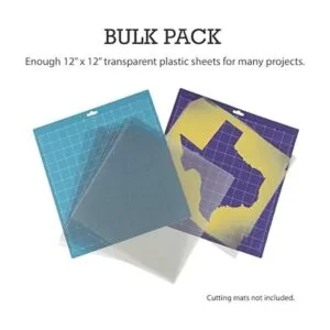 Samsill Paquete de 50 hojas de plástico transparente de 12_2