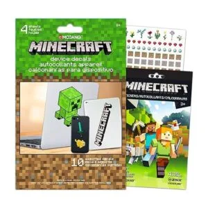 Minecraft Pegatinas para portátiles 10 unidades tamaño_2
