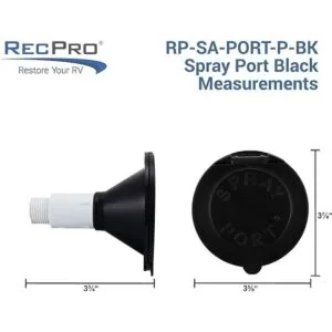 RecPro RV Conector de conexión de puerto de espray_5