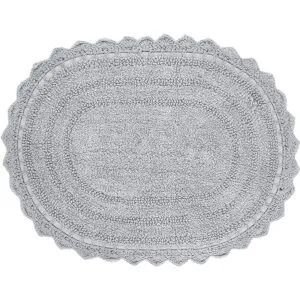 Alfombra de baño de algodón Alfombras crochet para puerta