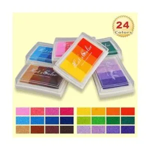 PMLAND Juego de 6 almohadillas de tinta para sellos de_2