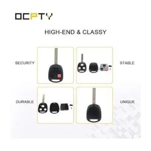 OCPTY 1 llavero de control remoto sin llave sin cortar_6