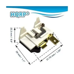 HQRP Compresor de 4.7 ohmios y 3 pines kit de relé de_3