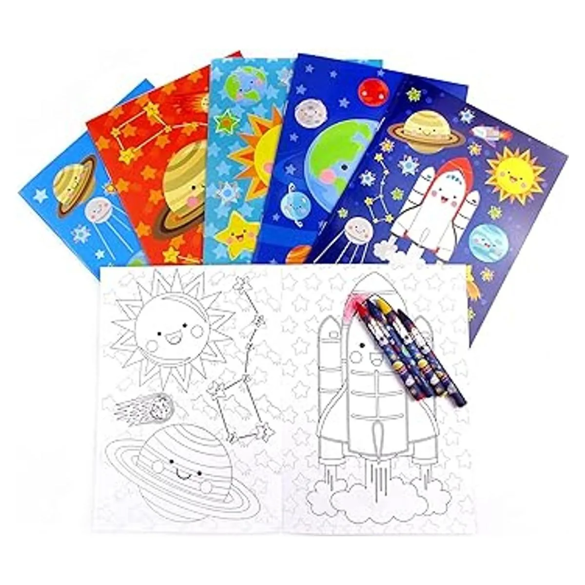 TINYMILLS Libro para colorear del espacio exterior para_2