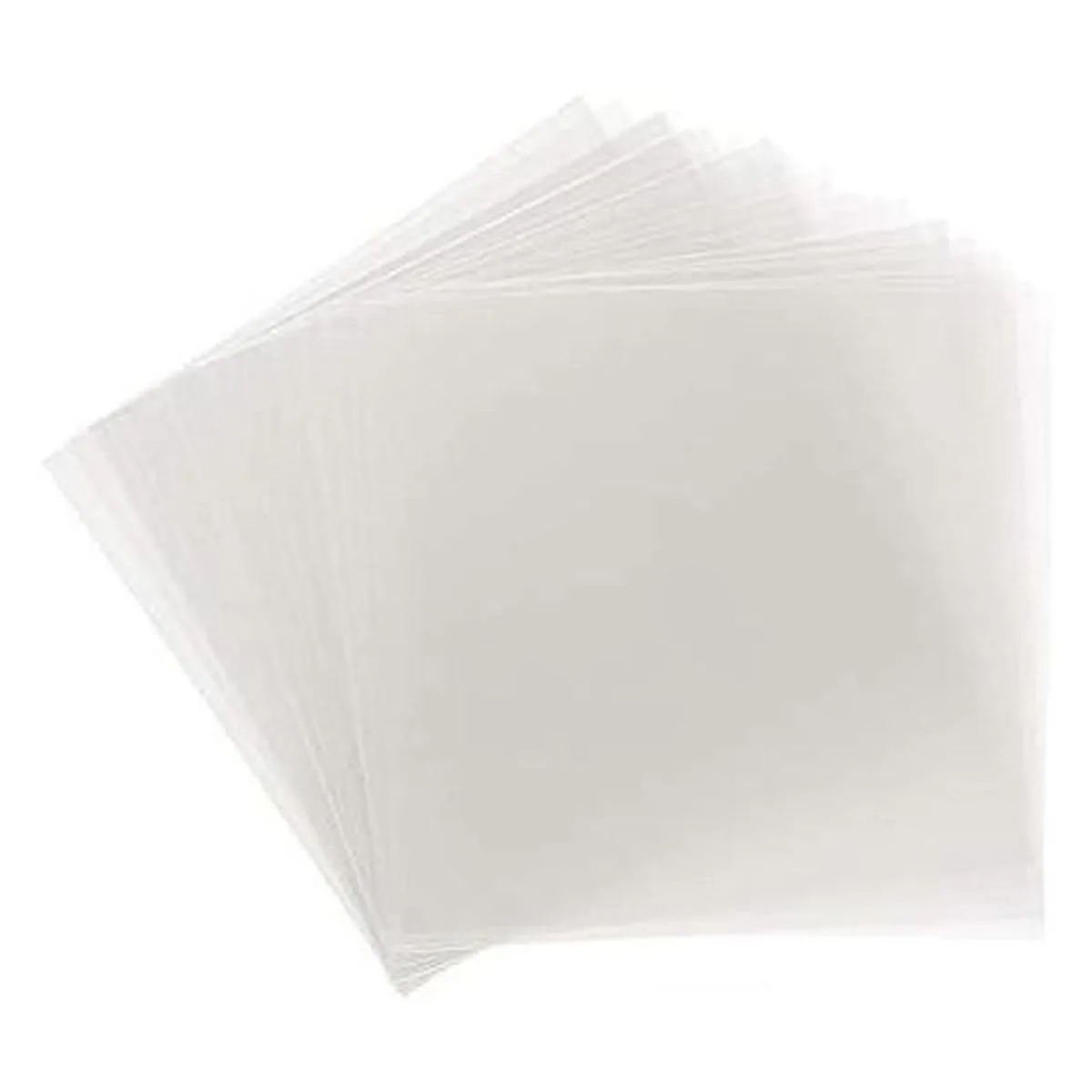 Samsill Paquete de 50 hojas de plástico transparente de 12_1