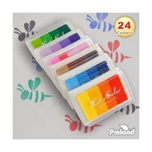 PMLAND Juego de 6 almohadillas de tinta para sellos de_4