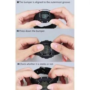 Protector de reloj de acero inoxidable compatible con_3