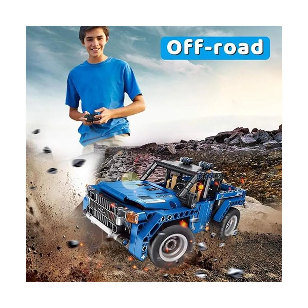 Kits de construcción con control remoto juguetes STEM_6