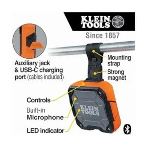 Klein Tools AEPJS2 Altavoz Bluetooth altavoz portátil_2