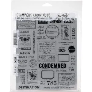 Stampers Anonymous Sello de montaje adjunto Tim Holtz de 7