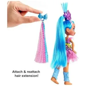 Mattel Cave Club Tella Doll 10 pulgadas pelo azul_3