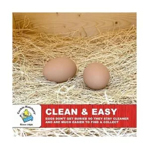 Cackle Hatchery Placing Hen Nest Box Pads 13 x 13