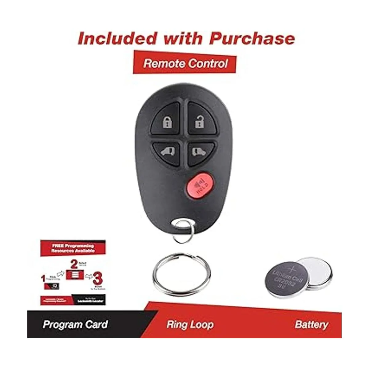 KeylessOption Mando a distancia para Toyota Sienna_2